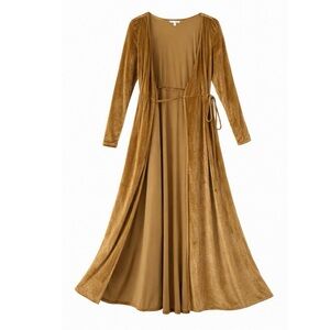 Baltic Born Gold Long Sleeve Dress